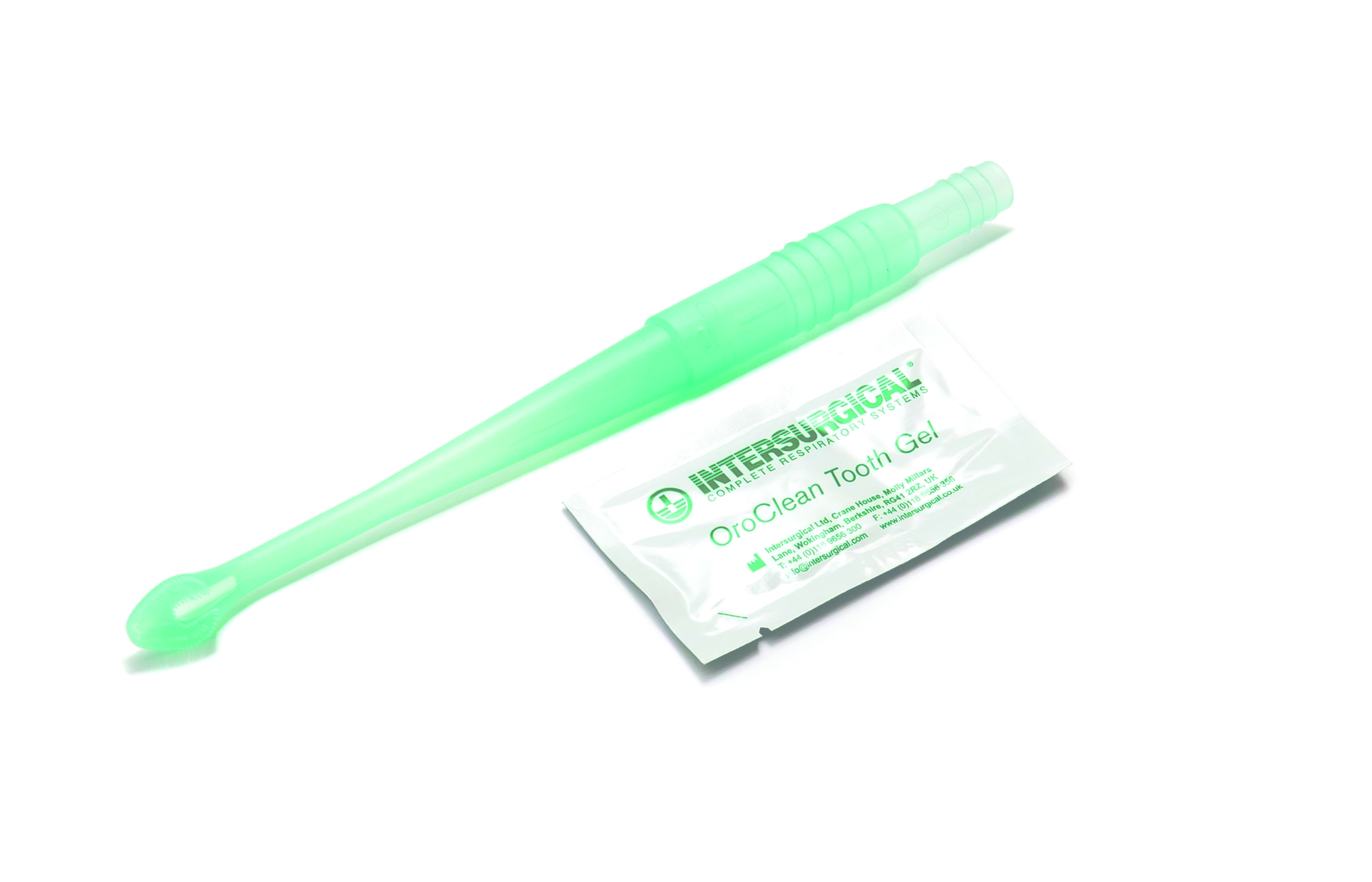 Kit avec OroCare Aspire brosse à dents aspirante et gel dentaire