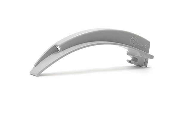 Lame de laryngoscope usage unique en plastique, type Macintosh, taille 4
