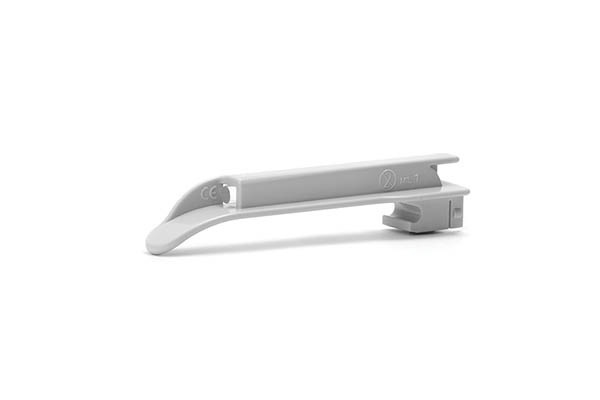 Lame de laryngoscope usage unique en plastique, type Miller, taille 1