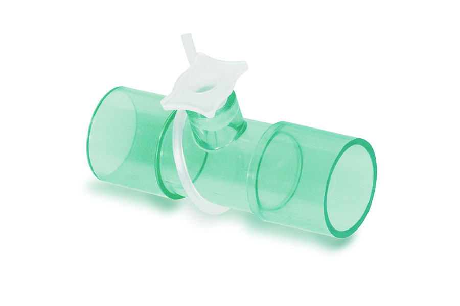 Raccord droit 22M-22M + orifice 7.6mm 