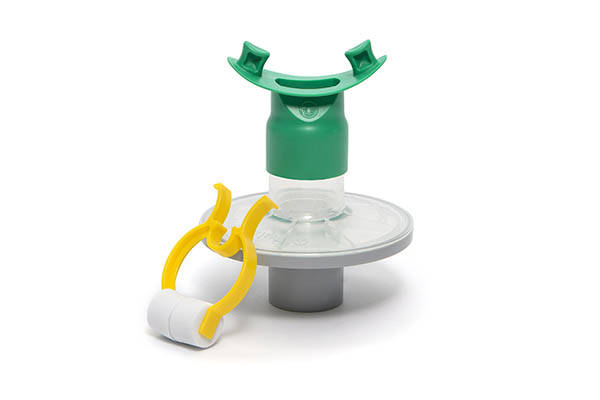 Pulmo-Protect™ filtre pour fonction pulmonaire, avec embout mâchoire et pince-nez mousse (2)