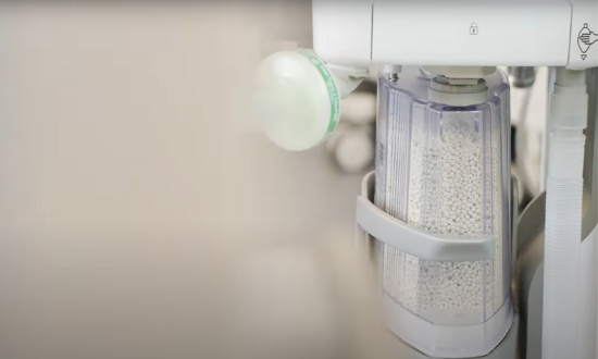 Le SmartCan, absorbeur de CO2 jetable d'Intersurgical
