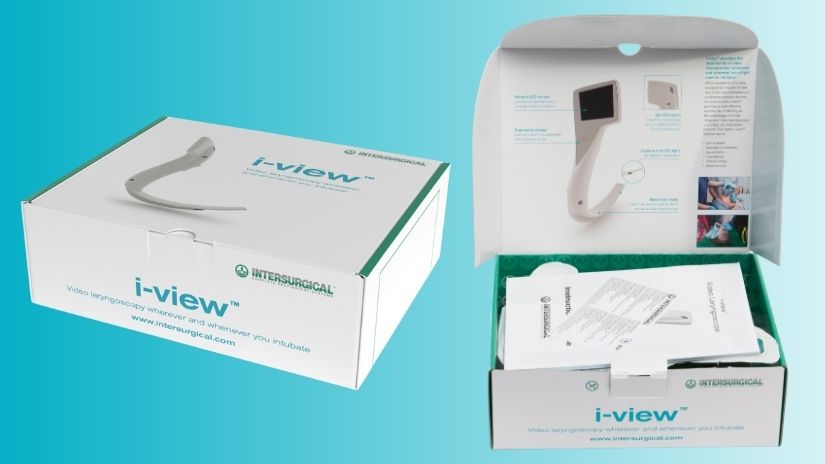 Nouveau conditionnement du vidéo-laryngoscope i-view™