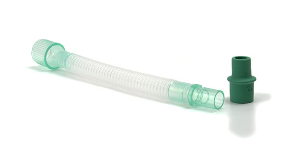 Catheter Mount Nasal Flexible 22F - raccord patient droit 15M et raccord élastomère 9-11mm, ≥170mm