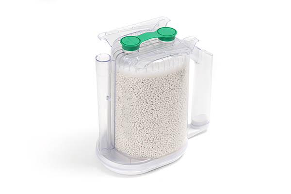 IS Can™, Spherasorb™ absorbeur de CO₂ jetable, couleur virant du blanc au violet, 1kg. A utiliser sur les stations d'anesthésie GE® : Aisys®, Aespire®, Avance® et ADU®.